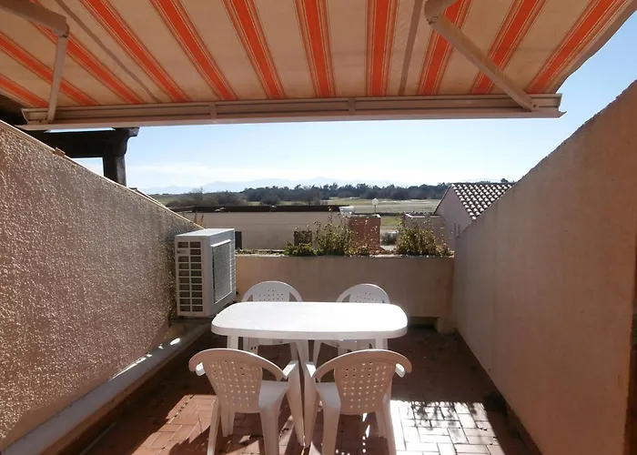 Mezzanine Climatise Avec Piscine & Tennis - 4p - Fr-1-799-48 * Le Barcarès